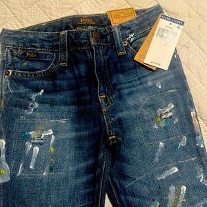 Little girls polo jeans